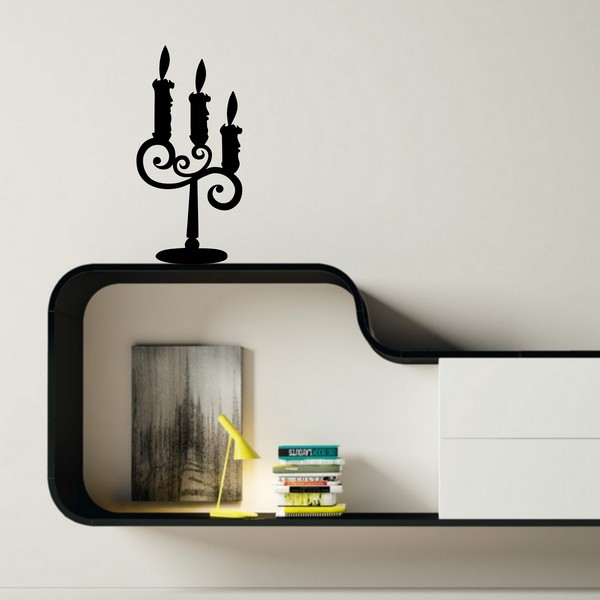 Example of wall stickers: Bougeoir triple